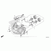 Схема вузла: Фара для Honda ST1300 Pan-European Police