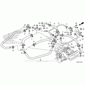 Схема вузла: Water Pipe для Honda GL1800 Gold Wing F6B Bagger