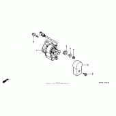 Схема вузла: Servo motor для Honda CR250