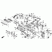 Схема узла: Рама для Honda CBR600 CBR600F