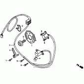 Схема вузла: Генератор для Honda VT1100 Shadow