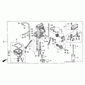 Схема вузла: Карбюратор для Honda XR250