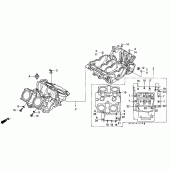 Схема вузла: Картер двигуна для Honda VFR750F Interceptor