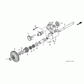 Схема узла: Gear lever для Honda GL1500 Gold Wing Aspencade