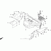 Схема узла: Chamber protector для Honda GL1500 Gold Wing Aspencade