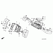 Схема узла: Клапанная крышка для Honda VF750 Magna