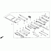 Схема вузла: Інструмент для Honda VT1100 Shadow