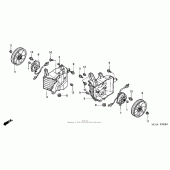 Схема узла: Вентилятор для Honda GL1800 Gold Wing