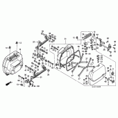 Схема узла: Кофр для Honda ST1100 Pan-European