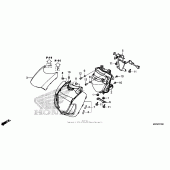 Схема вузла: Фара для Honda GL1800 Gold Wing Valkyrie