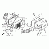 Схема узла: Воздушный фильтр для Honda FMX650
