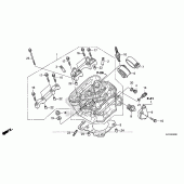 Схема вузла: Головка циліндра для Honda CRF250 CRF250L