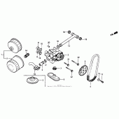 Схема вузла: Масляний насос для Honda VT600 Shadow VLX
