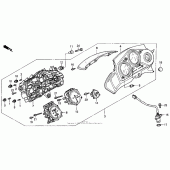 Схема вузла: Панель приладів для Honda CBR600 CBR600F Smokin Joe s Edition