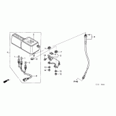 Схема вузла: Панель приладів для Honda XR250