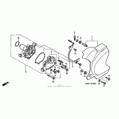 Схема вузла: Водяний насос для Honda VT750 Shadow Deluxe