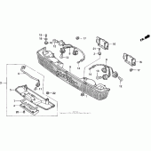 Схема узла: Trunk light для Honda GL1500 Gold Wing Aspencade