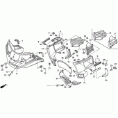 Схема узла: Обтекатель для Honda GL1500 Gold Wing Aspencade