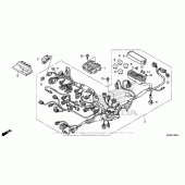 Схема вузла: Wire Harness (1) для Honda CBR1000 CBR1000RR Fireblade