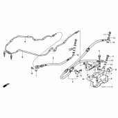 Схема вузла: Proportioning control valve для Honda CBR1000 CBR1000F
