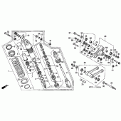 Схема вузла: Задній амортизатор для Honda CR250