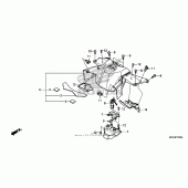 Схема узла: Center cover для Honda NC700