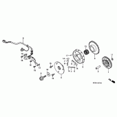 Схема узла: Генератор импульсов для Honda VF750 Magna