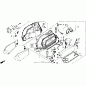 Схема узла: Кофр body set 90 для Honda GL1500 Gold Wing Special Edition