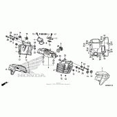 Схема вузла: Задня клапанна кришка для Honda VT1300 Sabre