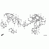 Схема узла: Engine guard для Honda GL1800 Gold Wing