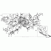 Схема узла: Right Crankcase Cover (2) для Honda VFR1200 VFR