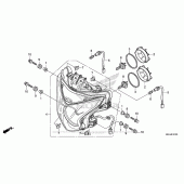 Схема вузла: Фара для Honda VFR1200 Crosstourer