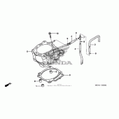 Схема узла: Цилиндр для Honda CRF450 CRF450X