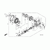 Схема узла: Final driven gear для Honda VT750 Shadow Spirit