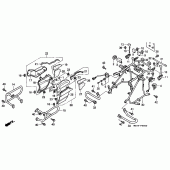 Схема вузла: Захист двигуна для Honda GL1500 Gold Wing Special Edition