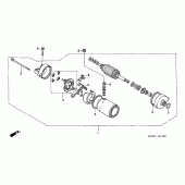 Схема вузла: Стартер електричний (CBF600S6 / SA6 / N6 / NA6) для Honda CBF600