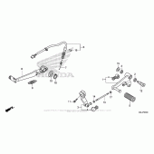 Схема узла: Педаль(Лапка) для Honda NC700