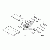 Схема узла: Инструмент для Honda VT750 Shadow Spirit