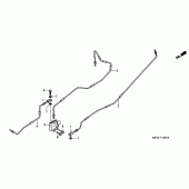Схема вузла: Proportioning control valve для Honda XL1000V Varadero