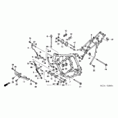 Схема вузла: Рама для Honda XR250