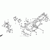 Схема узла: Рама для Honda CB750 Nighthawk