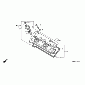Схема вузла: Клапанна кришка для Honda CBR600 CBR600F