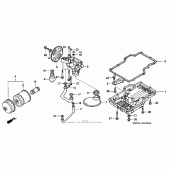 Схема узла: Масляный поддон для Honda CB750 Nighthawk