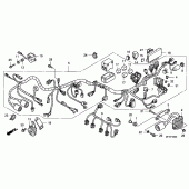 Схема вузла: Електрообладнання для Honda CBF1000