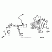 Схема вузла: Підставка для Honda ST1300 Pan-European