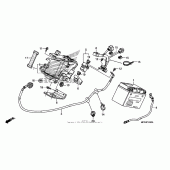 Схема вузла: Акумулятор для Honda VT1300 Fury