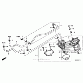 Схема узла: Топливный насос для Honda VT750 Shadow RS