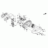 Схема вузла: Повітряний фільтр для Honda VT750 Shadow Aero