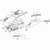 Схема узла: Stripe 95 для Honda CBR900RR CBR900RR Fireblade