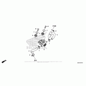 Схема вузла: Air Injection Solenoid Valve для Honda CRF1000 Africa Twin